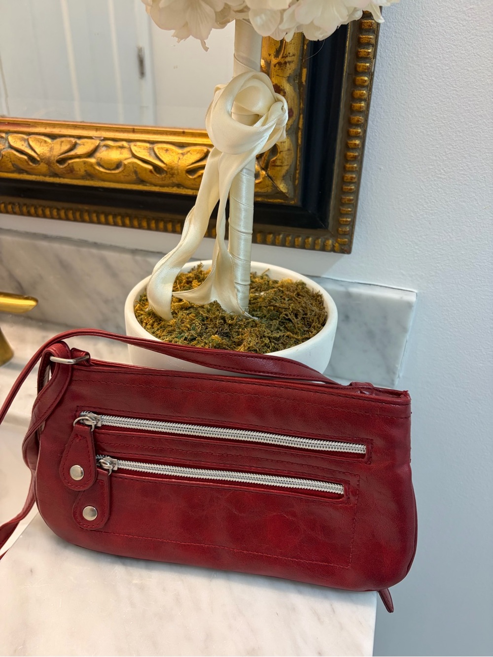 NWOT Red Crossbody bag